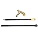 Golden White Wolf Handle Luxury Walking Stick Party Fashion Elegant Walking Stick Decorative Cospaly Cane Knob Crosier 88cm