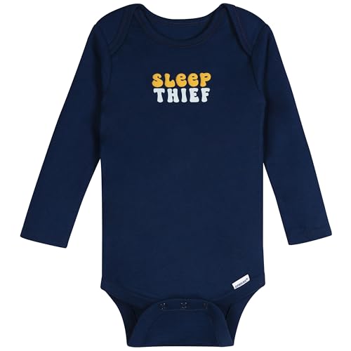 Image of Onesies Brand Unisex Baby 6-Pack Long Sleeve Bodysuits - Breathable Cotton One-Piece Outfits for Newborns & Infants