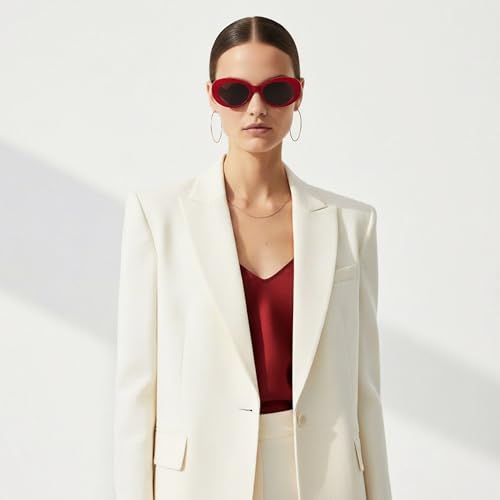 ZENOTTIC Polarized Sunglasses Women Oval: Trendy Shades for Ladies - Retro Classic Sun Glasses UV400 Protection2