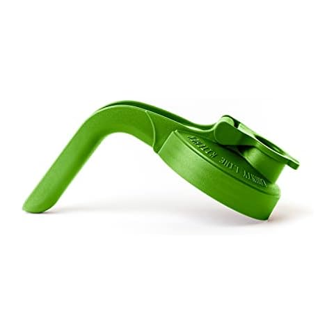 County Line Kitchen - Mason Jar Flip Cap Lid with Handle, Airtight and Leak-Proof Seal - Wide Mouth, Leaf Green Cover