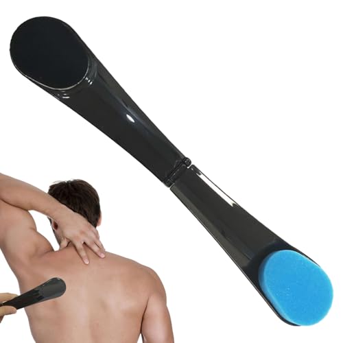 Niesel Aplicador de loción para la espalda, aplicador trasero plegable sin tiras para autobronceado, cremas y lociones bronceadoras para hombres y mujeres Back Self