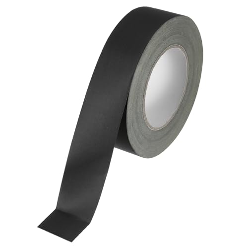 Image of MECCANIXITY Insulating Acetate Cloth Adhesive Tape, 1.6in x 98ft Black Electrical Heat Resistant Fabric Tape with Paper for Laptop Electric Automotive Guitar Repair Wire Harness