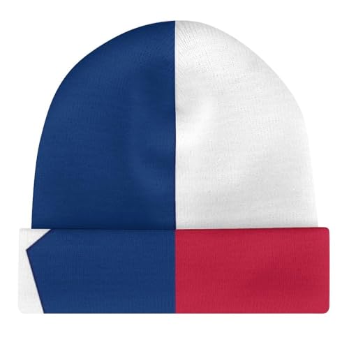 Texas State FlagChildren's Polyester Knitted Hat, Easy to Travel4