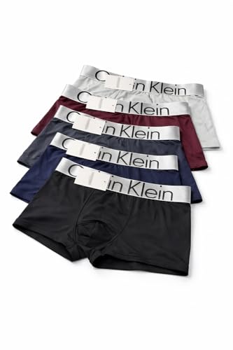 Image of Men's Innerwear Modal Streach Plane Trunk Boxer Brief, Breathable Underwear for Men Astd-Color