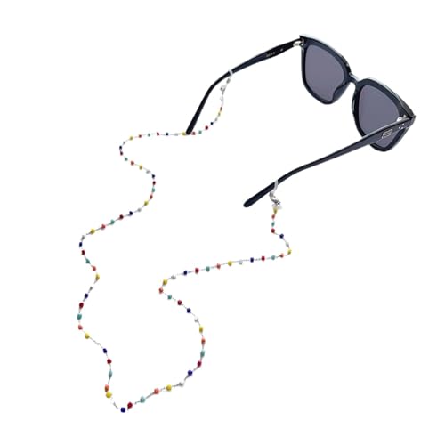 Lot de 8 lunettes de soleil tendance avec chaîne en cristal chic