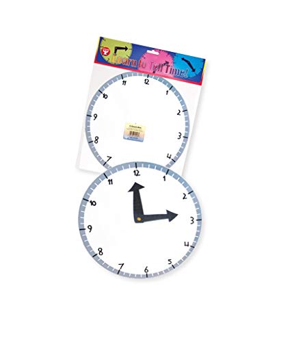 Image of Hygloss Products Learn-to-Tell-Time Paper Clock Kit