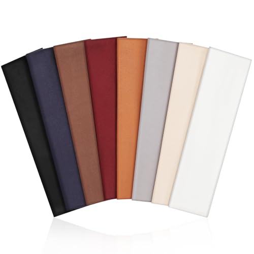 Fishinsea 8 Pack Sport Headbands for Women, Elastic Soft Fabric Non-Slip Hair Bands Hair Warp for Daily Workout Yoga Running Sports, Combo 8