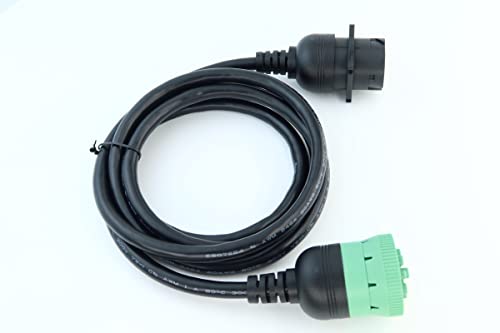 Wbld 9Pin J1939 Green Type2 Male To J1939 Black Type 1 Female Extension Cable #TOP3