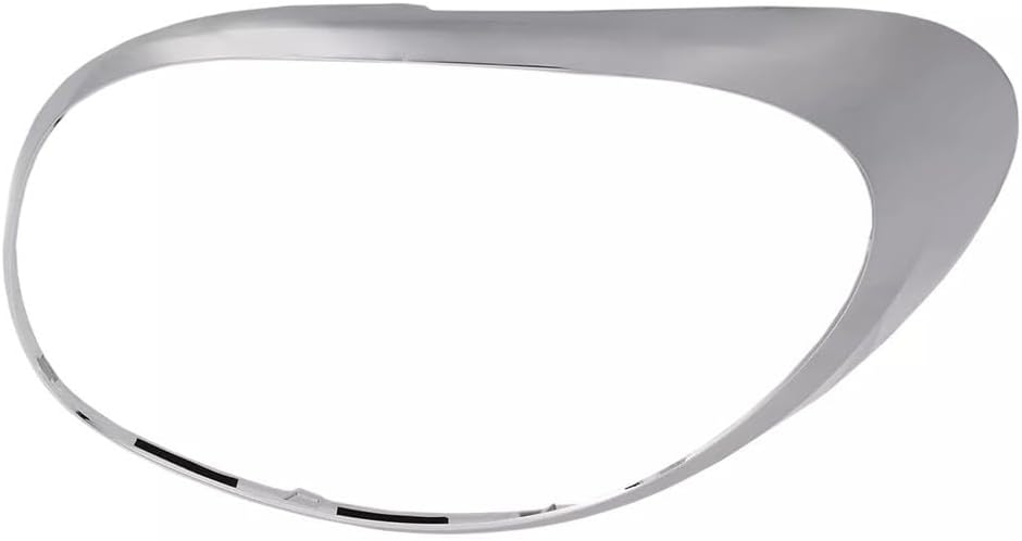 Right Taillight Lamp Trim Ring for Fiat 500L 2014-2020, ABS Silver Chrome, OEM 68235996AA 77366441