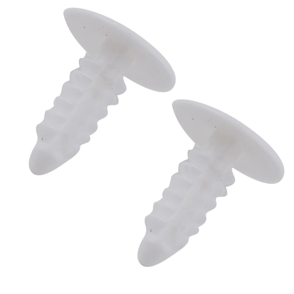 YTQMoreBNZ Practical Durable Clips Plastic Parts Rivets White 60pcs Accessories Car Door Trim Fasteners For Automotive Panel