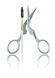 Tweezerman Brow Shaping Scissors and Brush, 1.3984 Ounce