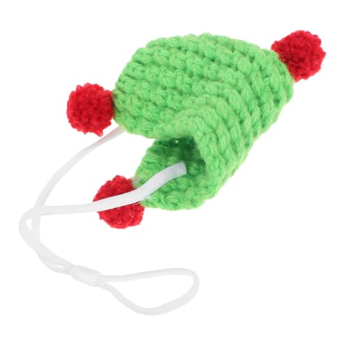 BESPORTBLE Knitted Guinea Pig Hat for Small Pets Fashionable Mini Hamster Accessory Soft Comfortable Pet Photo Hat Bunny Outfit