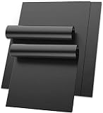 LIHMHSA 4 Pack Oven Liners for Bottom of Electric Oven Reusable, Gas Oven Microwave Charcoal or Gas