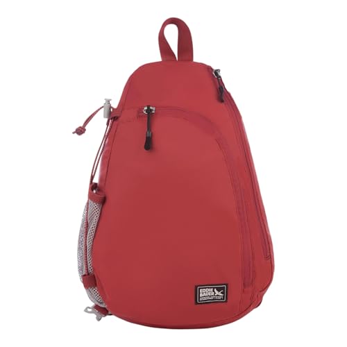 Eddie Bauer Ripstop 8L Shoulder Sling Pack with Padded Air-Mesh Adjustable Crossbody Strap for Right or Left Handed Fit - Slate