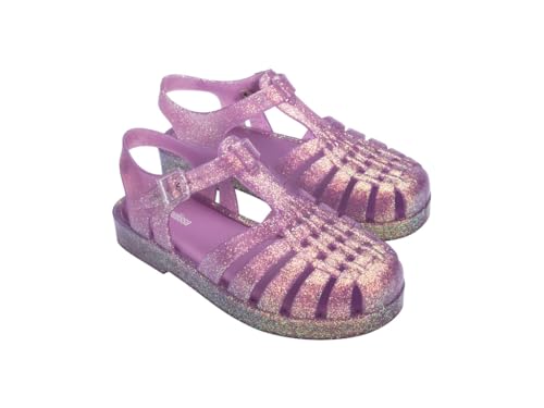 Image of mini melissa Possession Jelly Fisherman Sandal for Toddler and Kids | Iconic Fisherman Jelly Sandal for Toddlers & Girls, Adjustable Buckle, Waterproof, Bubblegum Scent, Play & Dress Shoes