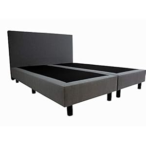 Bed4less Boxspring 180 x 200 cm – Losse Boxspring – Tweepersoons – Grijs