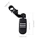 TCMT Highway Pegs 32 mm Universell Schwarze Fußrasten Passend für Electra Road King Street Glide Touring Modell, kurz, abgewinkelt