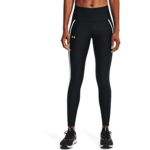 Women's HeatGear Shine Mesh No-Slip Waistband Pocketed Leggings