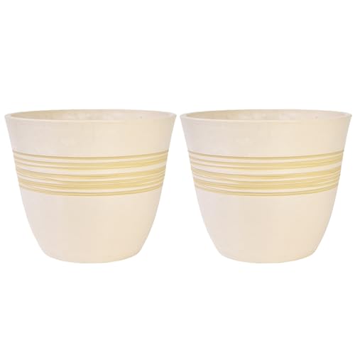 GreenShip 2 Pack 14 inch Plant Pots for Indoor Plant,