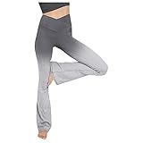 Leggings Damen Winter Lang Trainieren Yogahosen Einfarbig Premium 2022 Weite Hose Bedruckte Fitnesshose Jogginghose Mit Taschen Sweathose Freizeit Yoga Fitness Karierte Atmungsaktiv Freizeit
