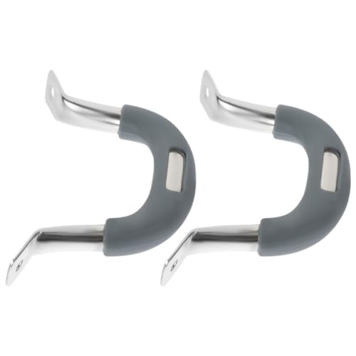 STOBAZA 2pcs Replacement Pot Side Handle Thickened Boiler Grip Heat Resistance Fit for Kitchen Use No Scalding Compact Design