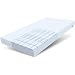 Produktbild FDM Pearl Schaumstoffmatratze 140x200 cm Matratze 7-Liegezonen 16 cm Höhe Konturschnitt H3 H4 Mittelhart/Hart Schaumstoff Wendematratze Bezug Waschbar, Weiß