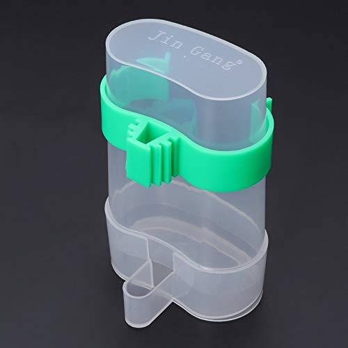 Wpmlady 2 Pcs Automatic Bird Waterer Food Feeder, Birds Clear Dispenser Feed, Bird Feed Water Dispenser (2 Pcs)