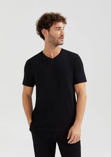 Kit Com 3 Camisetas Masculinas Básicas Slim Gola V Hering - Multicolorido M