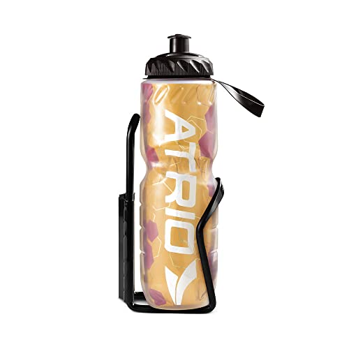 Suporte de Squeeze para Bicicleta com Fixação Universal no Quadro Material em Alumínio Preto Atrio -