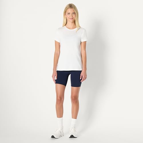 Image of Amazon Essentials Women's Active Quick Dry Tech Stretch Short-Sleeve Crewneck T-Shirt, Multipacks