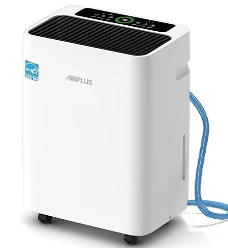 5,000 Sq.Ft Energy Star Dehumidifier For Basement,80 Pints Quiet Dehumidifiers