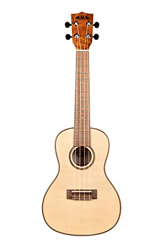 Kala Flame Maple Ka-Fmc- Gloss Top,Natural,Concert #TOP2