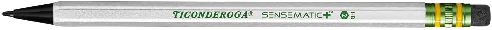 Ticonderoga Sensematic Mechanical Pencil 2 Count and Striped Wood-Cased Pencils 10 Count Assorted Color Bundle image 4