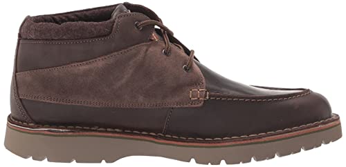 Clarks Men's Eastford Top Chukka Boot, Dark Brown Leather, 8.5 #TOP5
