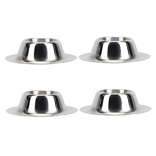 Mikinona 4pcs Egg Tray Egg Serving Holders Egg Display Countertop Egg Accessory Egg Carrier Egg Cup Storage Egg Cups Dippy Egg Holder Egg Holders Eggs Household Egg Holder Stainless Steel
