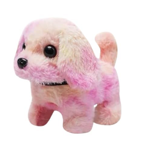 SCOOBA Interactive Baby Musical Walking Puppy Toy, Plush Pink Puppies, Wagging Tail, Shining Light in Eyes (B0DFYMSPRZ) Amazon Price History, Amazon Price Tracker