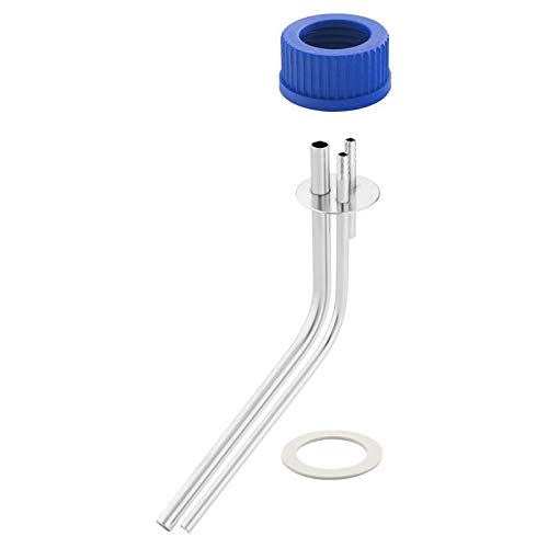 Chemglass CLS-1427-90 Series CLS-1427 3-Port SST Thermowell Assembly for 1L Spinner Flask
