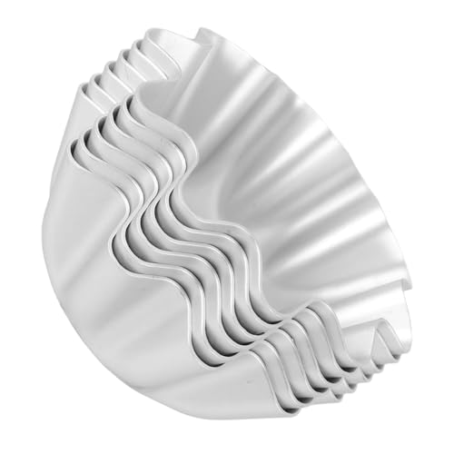 SOLUSTRE 6Pcs Non Stick Egg Baking Trays for Pies Desserts Cheesecakes Easy to Clean and Operate present for Baking Enthusiasts