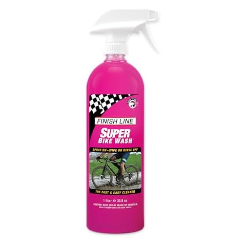 Finish Line Super Bike Wash Bicycle Cleaner, 1 Liter (33.8-Ounce) Spray Bottle Cover