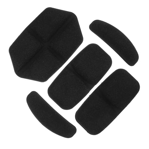 MOBUTOFU 5個 バイクヘルメット用点自粘着スポンジパッド 軽量快適 衝撃吸収 インナーライナー交換用 オートバイ自転車兼用 帽パッド