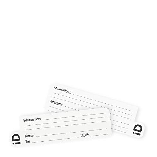 LittleLife Sicherheitsarmband, Kinder iD-Armband mit iD-Karten für Notfallkontakt oder medizinische Informationen