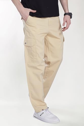 Image of DIVISIVE Men's Loose Baggy Fit Cotton Cargo Pants