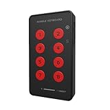 Denash Tastiera Palmare Programmabile, Tastiera Personalizzata USB Bluetooth con 8 Tasti Multifunzione per IOS HarmonyOS