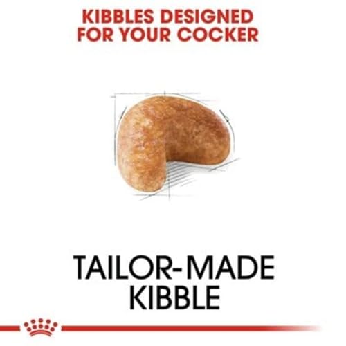 Royal Canin Cocker Adult Dog Food, 3 Kg, Dry Food, Helps with Healthy Skin & Coat & Cardiac Function, Supports Weight Management