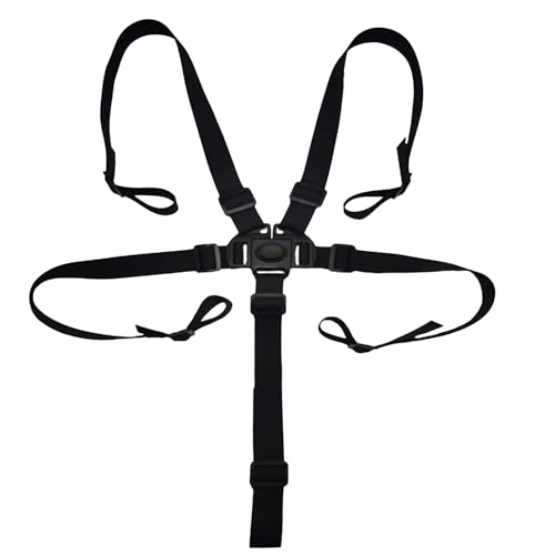 YANINEE 5 Punkt Verstellbare Sicherheitsgurt für Kinderwagen Tripp Trapp...