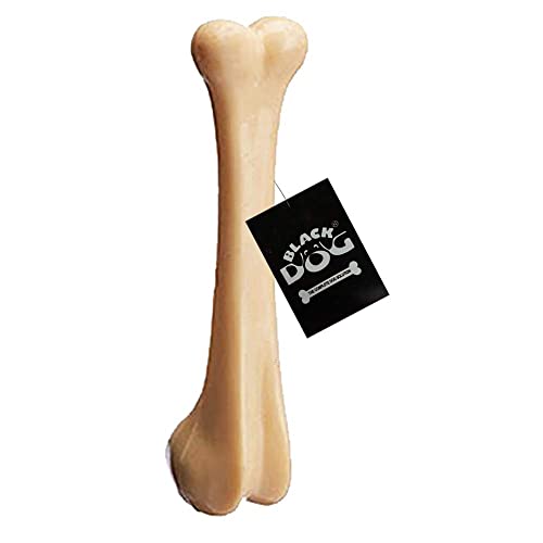 Image of BLACKDOG Nylon Hard Chew Bone Toys for Adult Dogs, Dog Toys, Aggressive Chewers Teething Toy (Size 23CM Large)