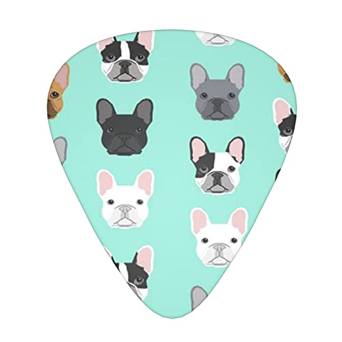 Ensemble de 12 médiators de guitare bouledogue français pour guitare acoustique, guitare électrique, contrebasse… - Les Beatles, Paul McCartney, John Lennon, RIngo Starr, George Harrison Ensemble de 12 médiators de guitare bouledogue français pour guitare acoustique, guitare électrique, contrebasse…