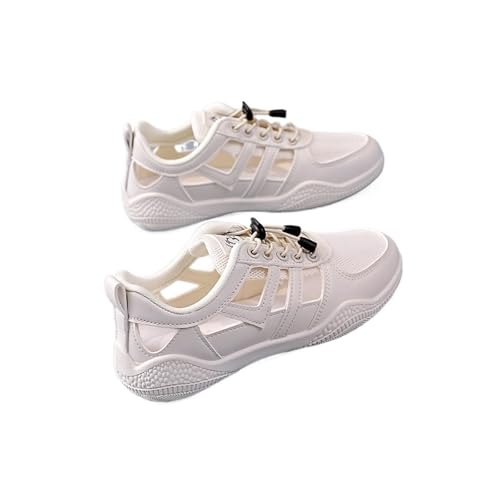Womens Sandals Women's shoes closed toe sandals women's summer hollow hole shoes breathable white sneakers women
