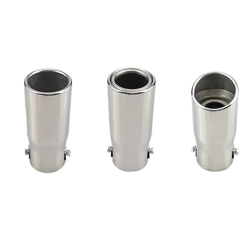 Embout d'échappement voiture en inox et sortie tuyau arrière décoratif 63.5mm - 3