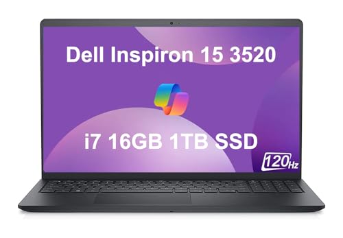 Dell Inspiron 15 �r�W�l�X�m�[�g�p�\�R�� (15.6�C���` FHD 120Hz WVA �A���`�O���A�AIntel 10-Core i7-1255U�A16GB RAM�A1TB SSD)�A�e���L�[�A�����[�d�AInspiron 3000 3520